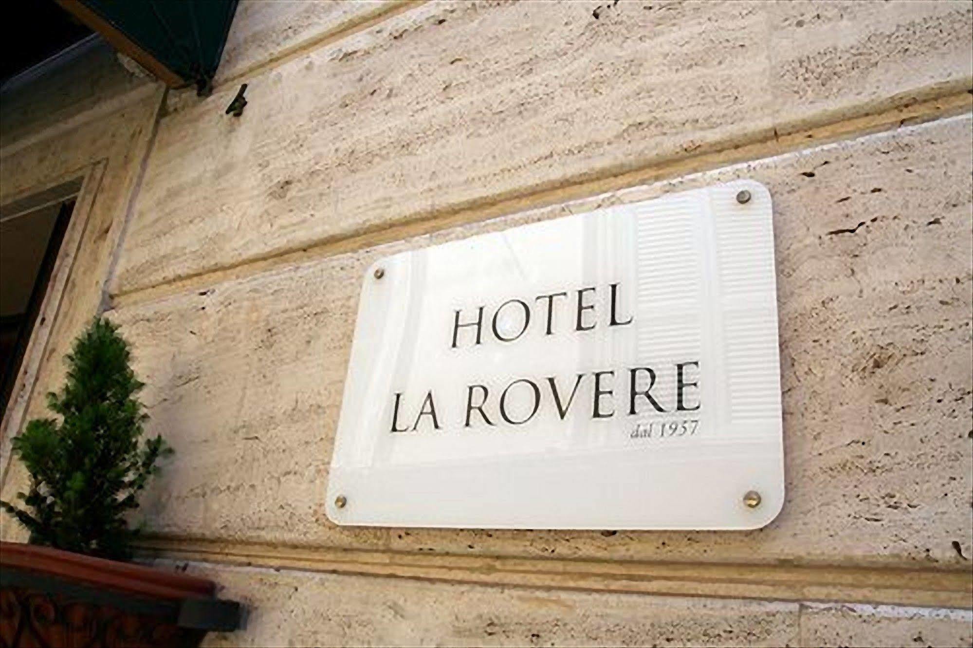 Hotel La Rovere Rom Exteriör bild
